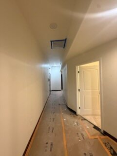 After — Hallway & ceiling